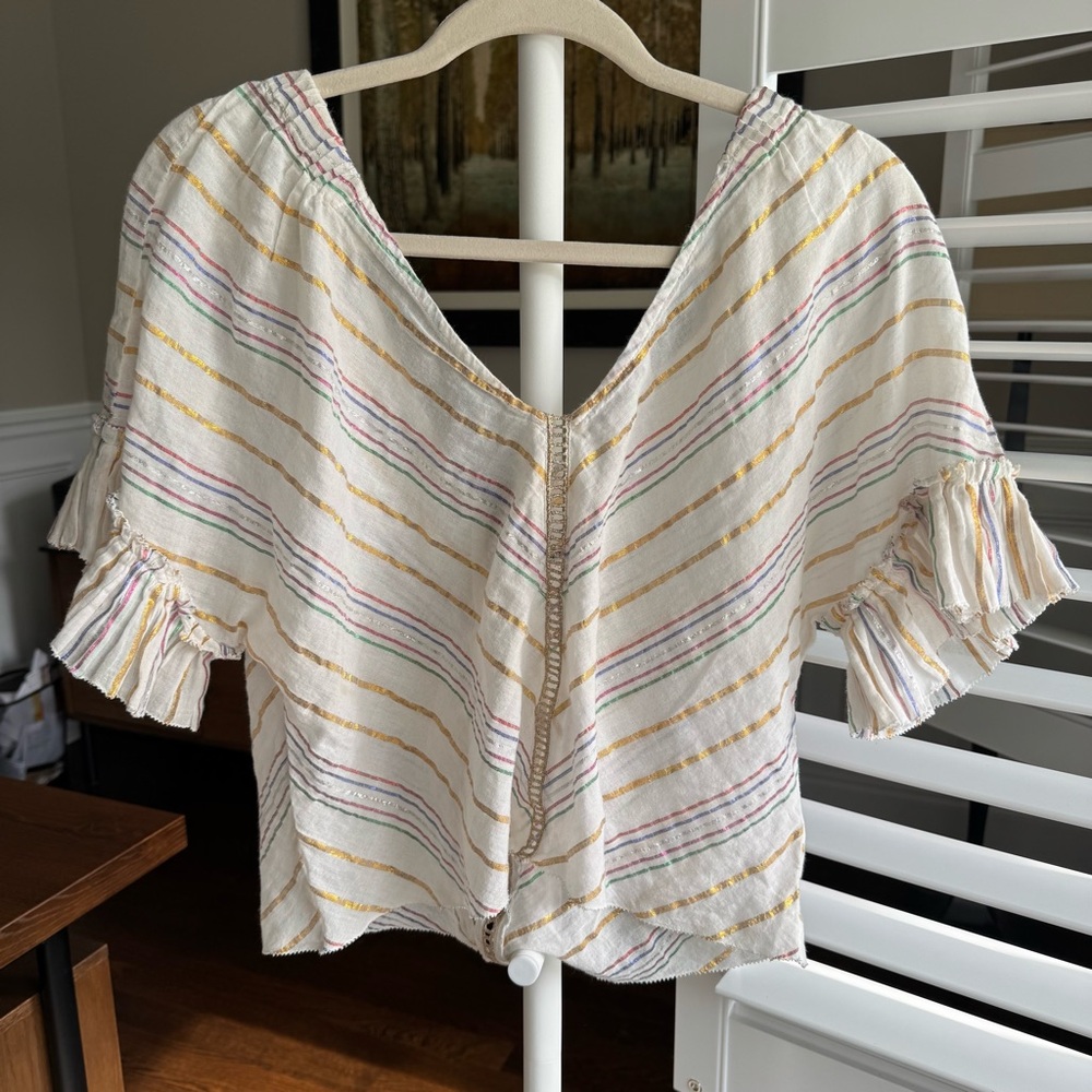 SAYLOR Multicolor Striped Top - Picture 5 of 9
